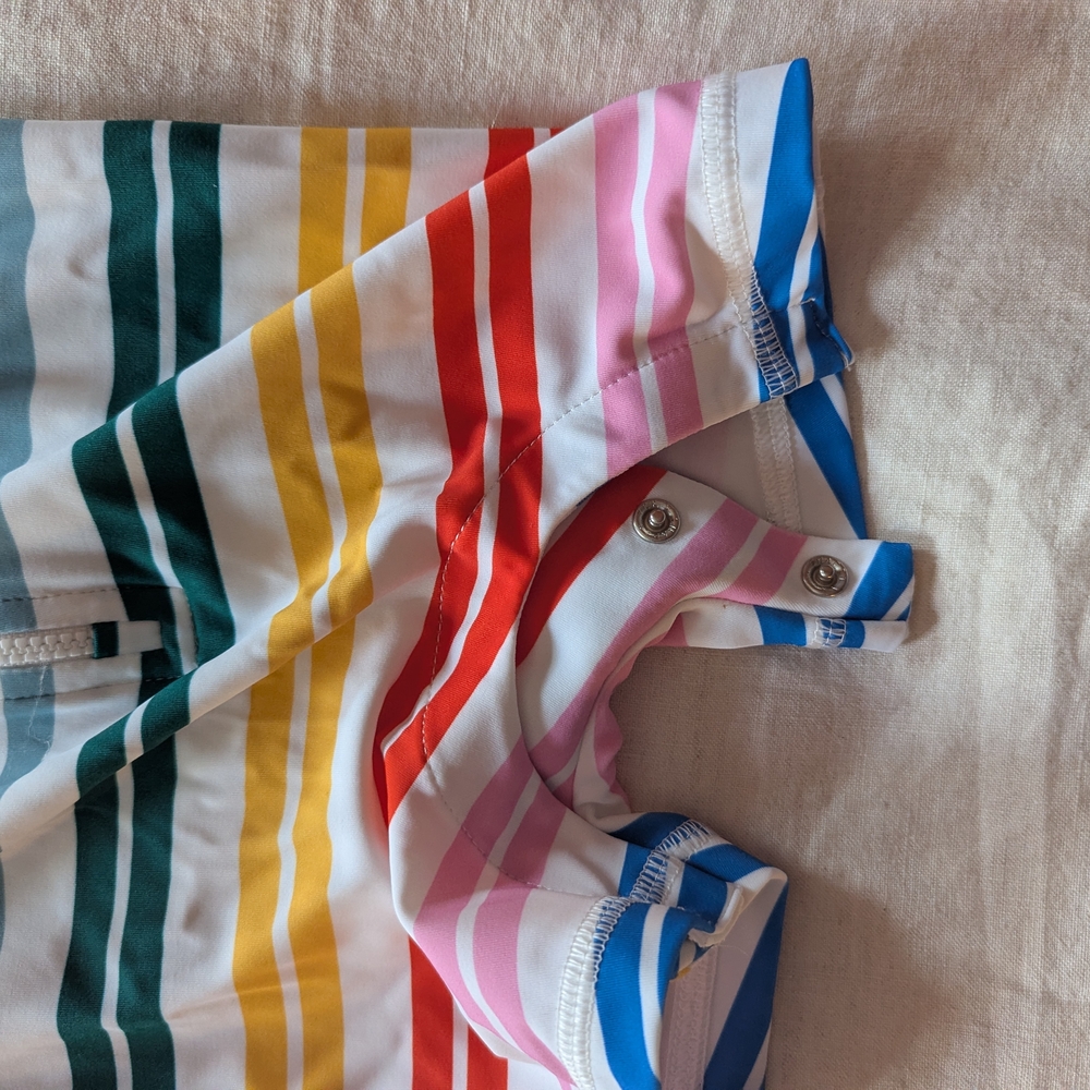 Hanna Andersson Multicolor Striped Zip-Up